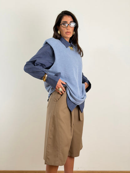 Gilet azzurro W50165