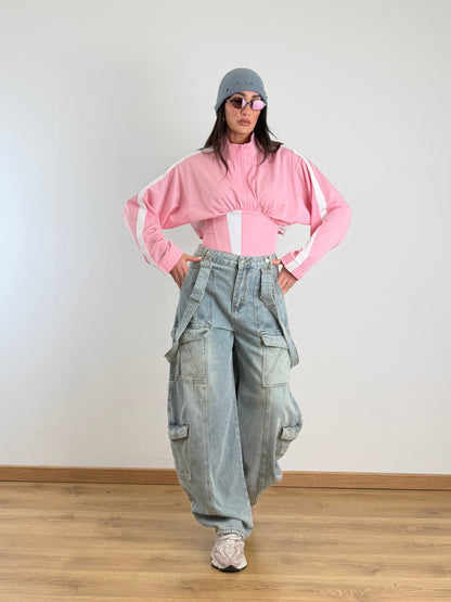Pantaloni salopette 2048