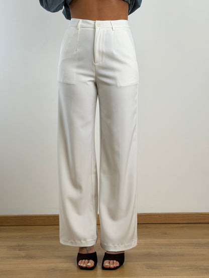 Pantaloni Etherea Bianco 9002