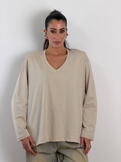 T-shirt Just West sabbia 2320