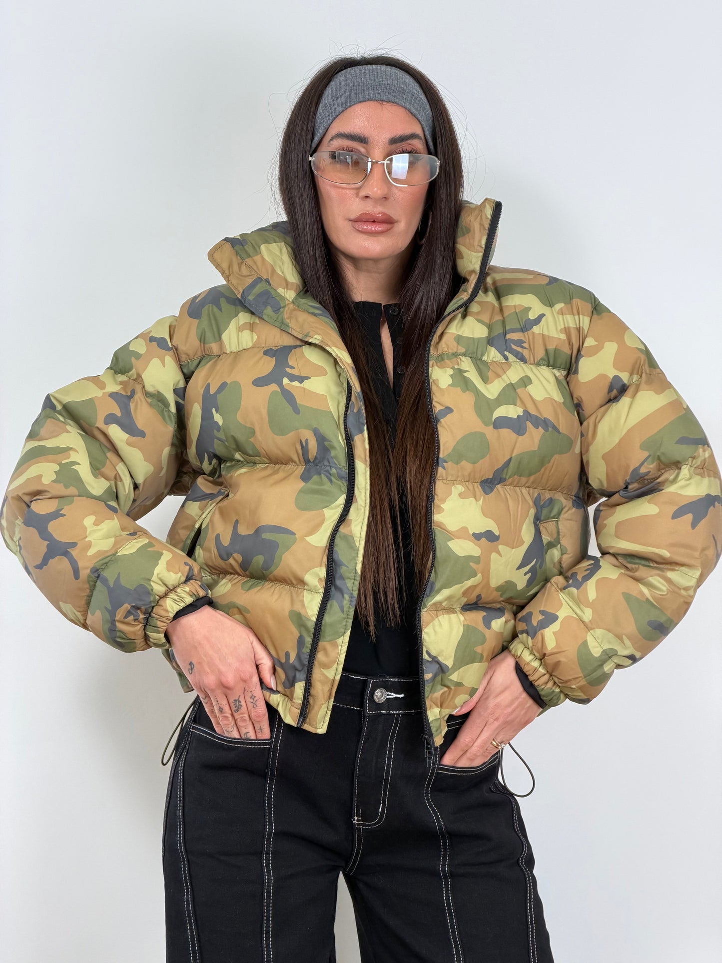 Bomber piumino mimetico 47951