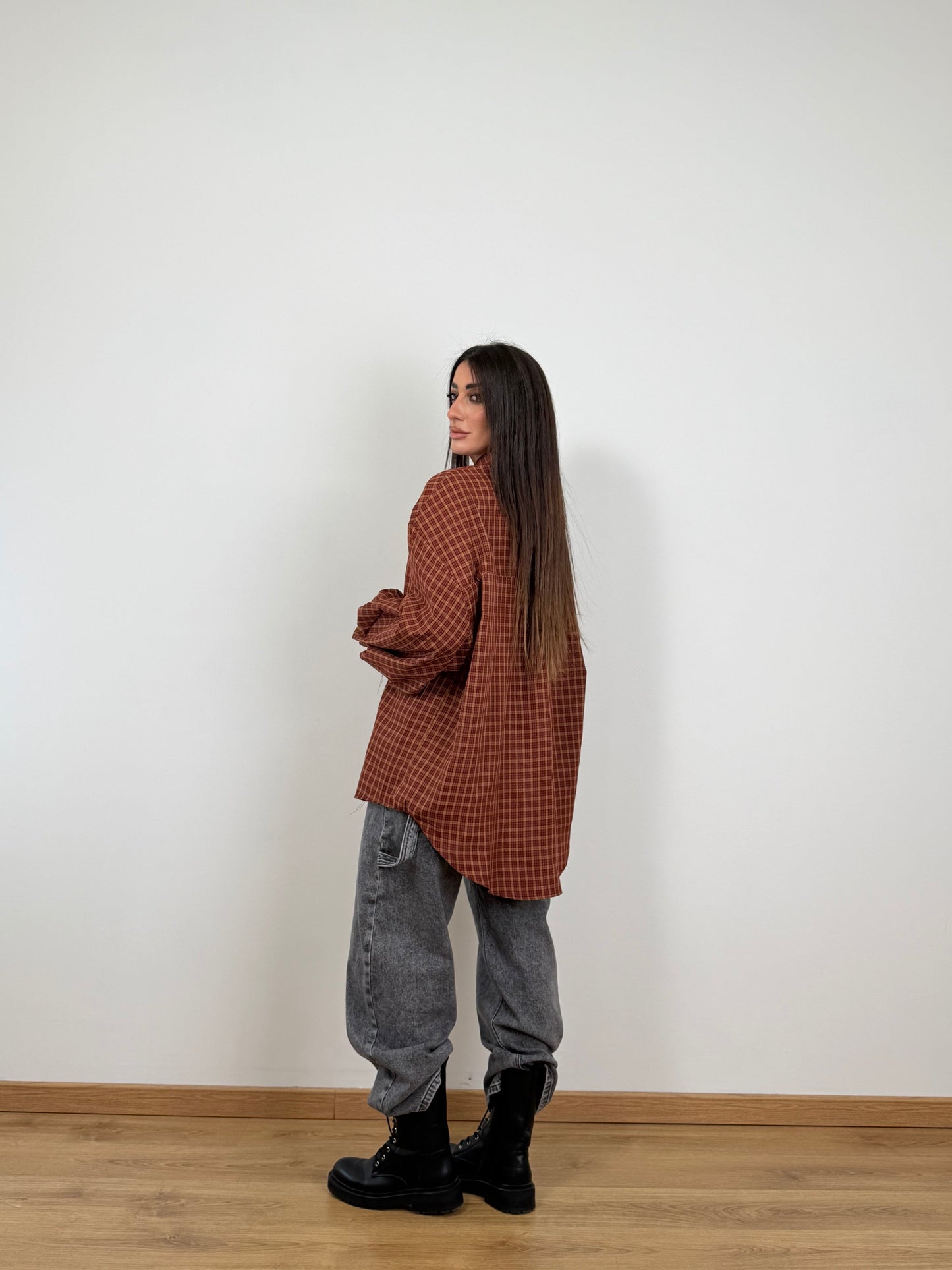 Camicia bordo manica ampia W46191