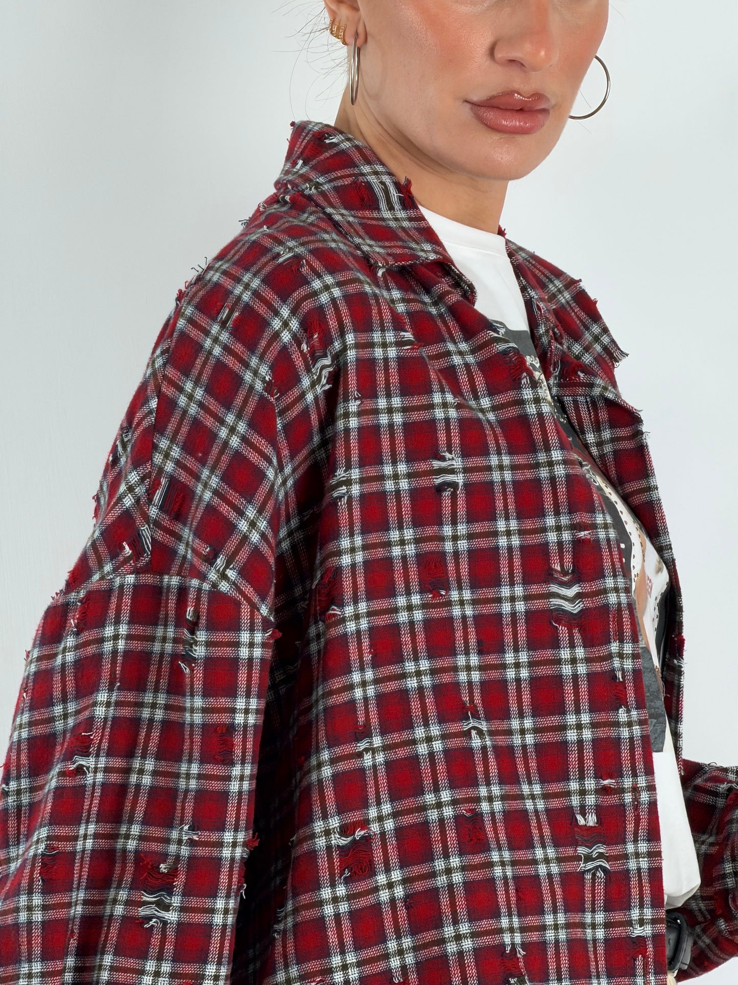 Camicia quadri rossa 5493