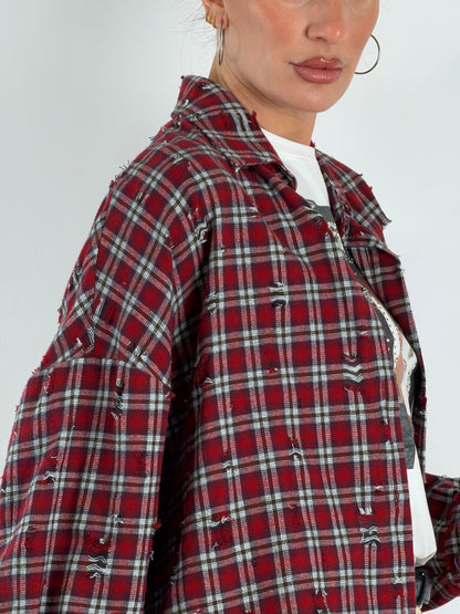 Camicia quadri rossa 5493