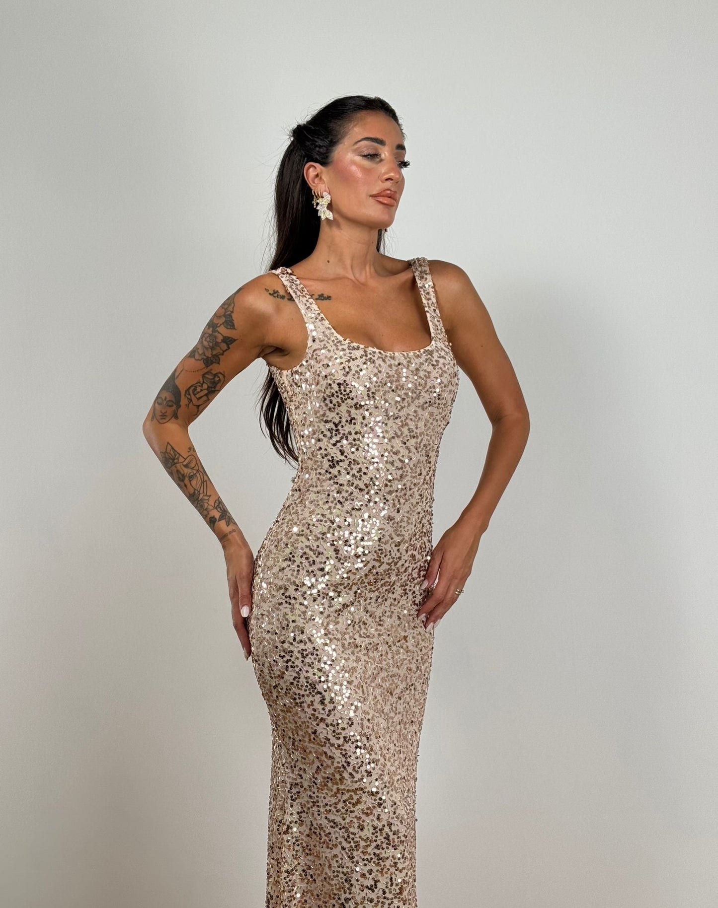Abito SIRENA PAILLETTES GOLD 14094