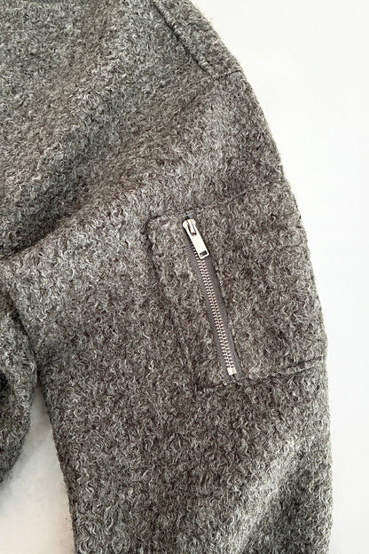 Teddy bomber grigio