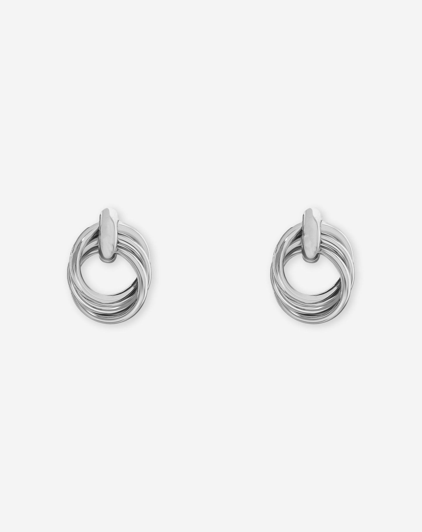 DOUBLE LAYER  HOOP EARRINGS