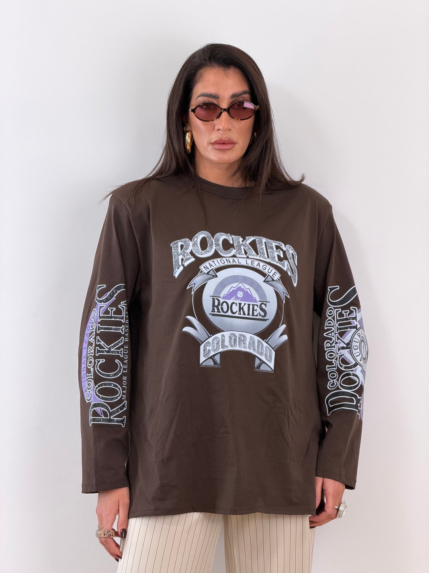T-shirt Rockies Marrone 793.