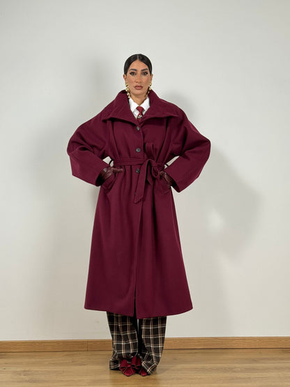 CAPPOTTO LUNGO AMARANTO CAPT4