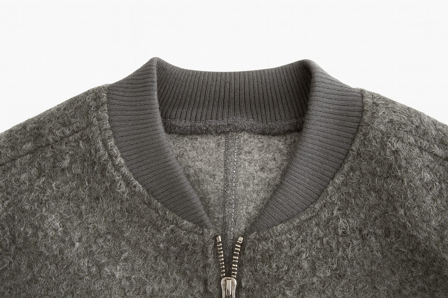 Teddy bomber grigio