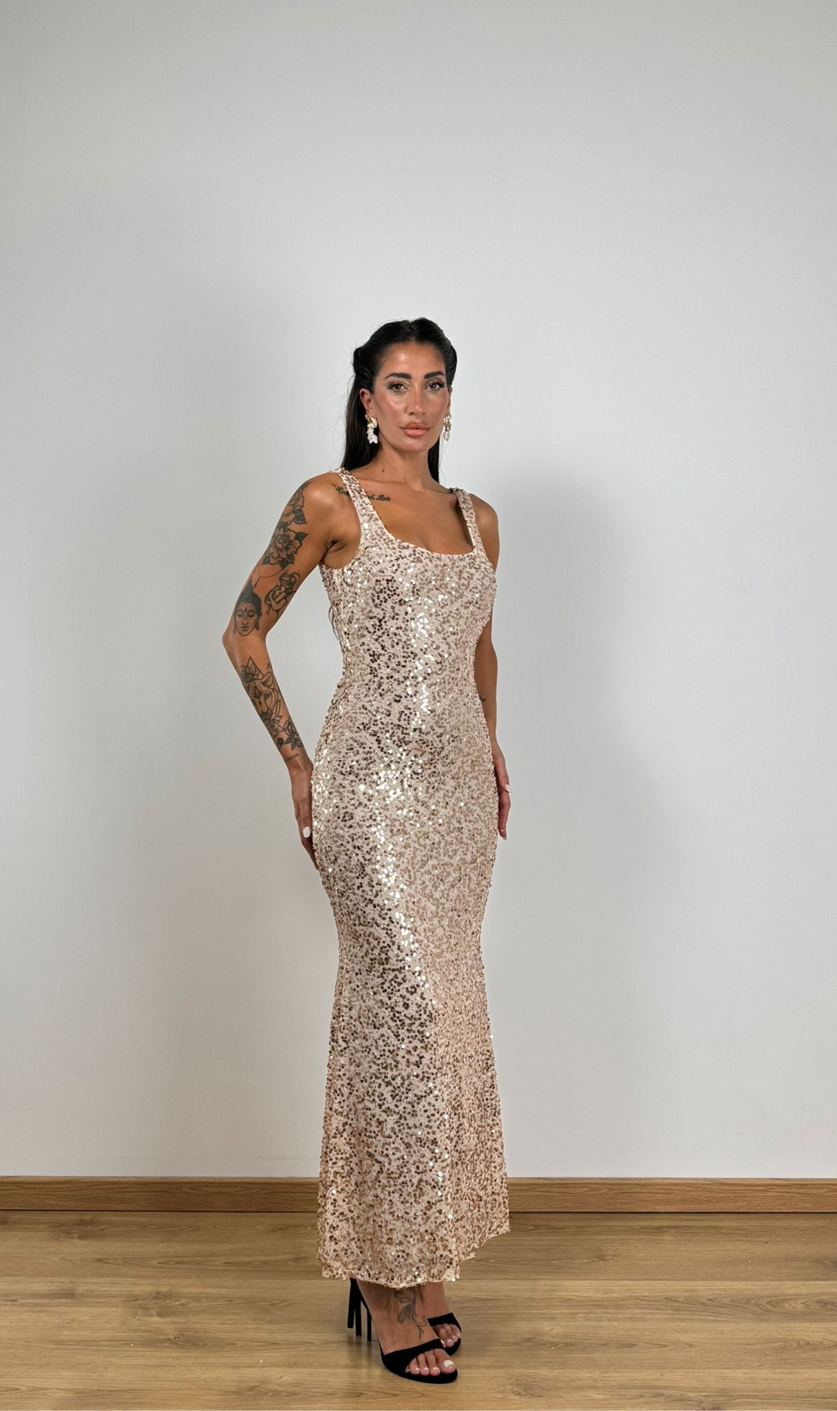 Abito SIRENA PAILLETTES GOLD 14094