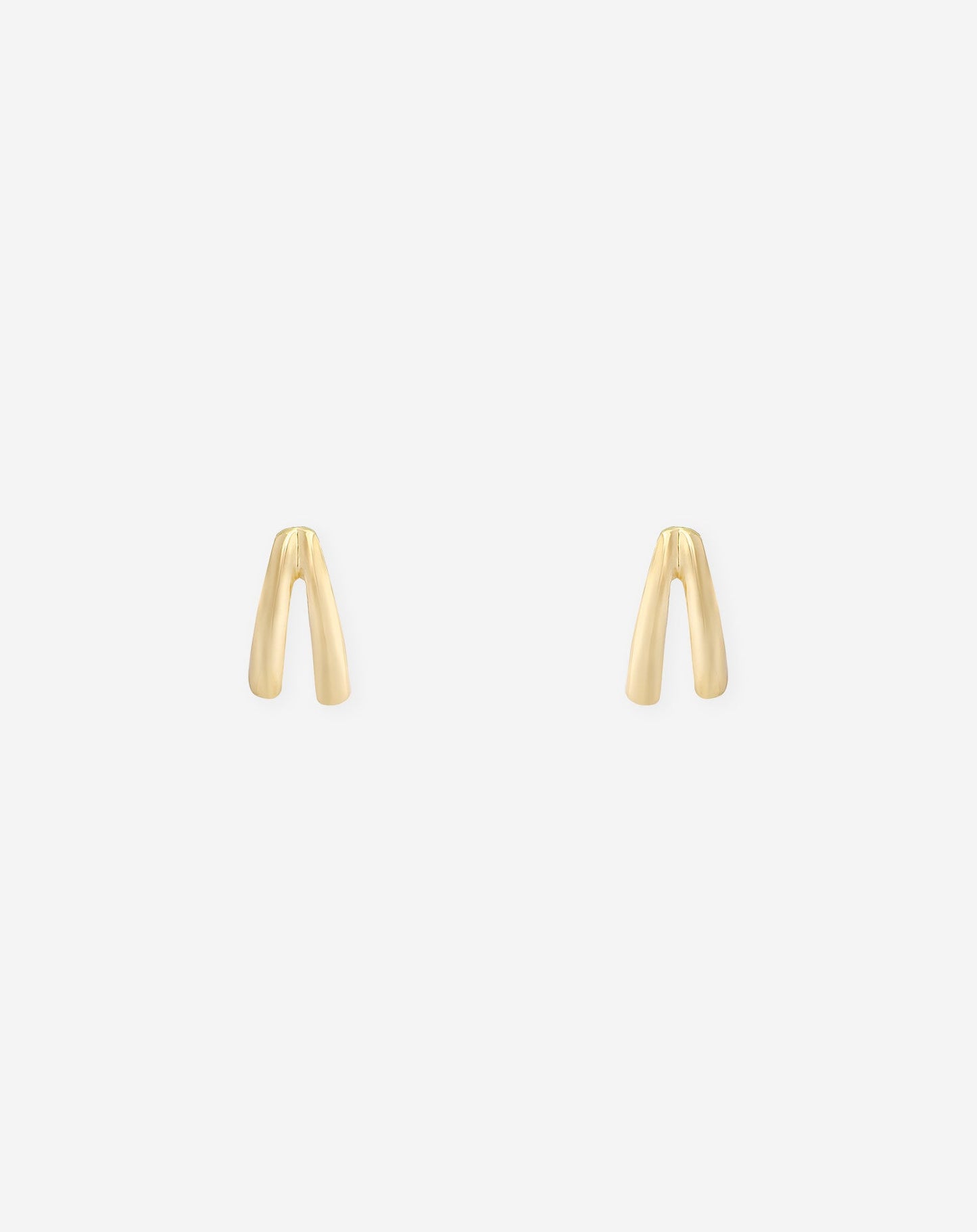DOUBLE TWIN TEARDROP EARRINGS