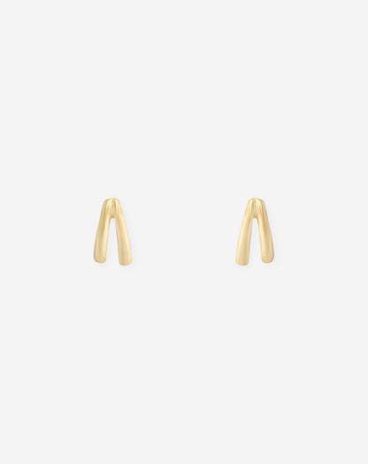 DOUBLE TWIN TEARDROP EARRINGS