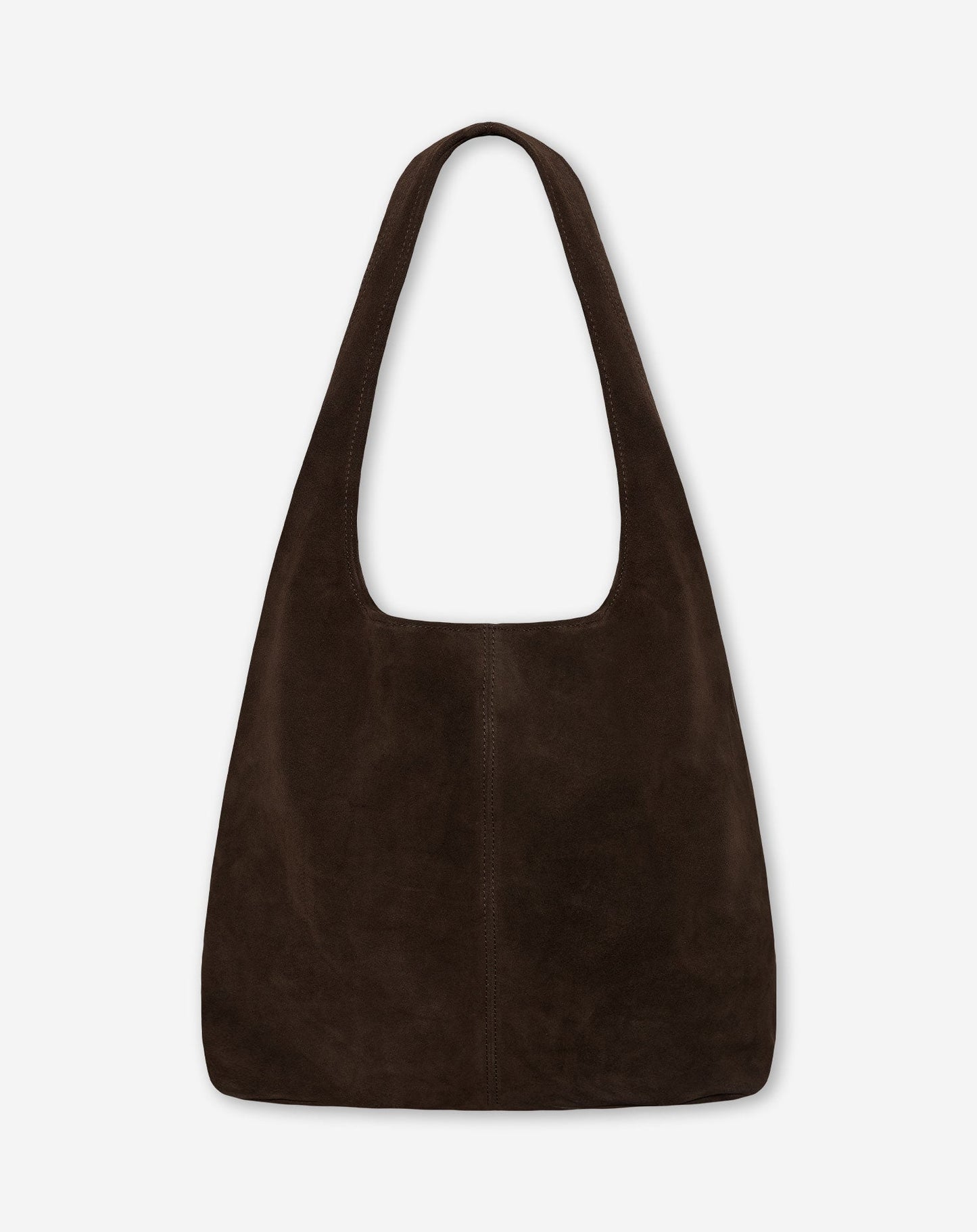 KAYLA SUEDE SHOPPER DONKERBRUIN