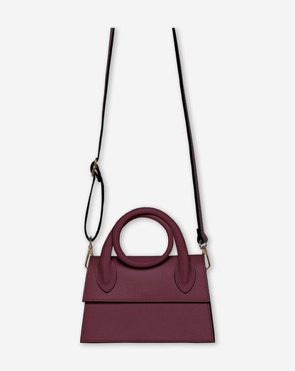 JOLIE FLAP BAG BURGUNDY