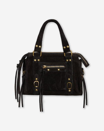 BOBBI SUEDE BAG ZWART