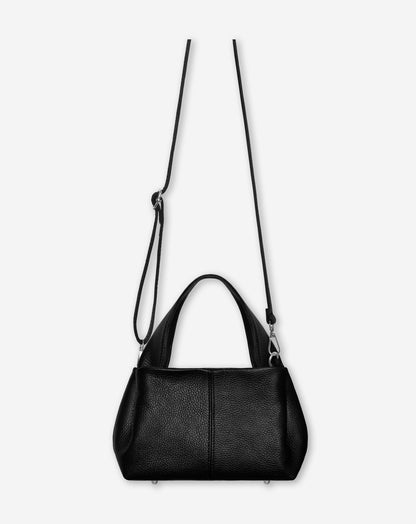 SUZE LEATHER BAG ZWART
