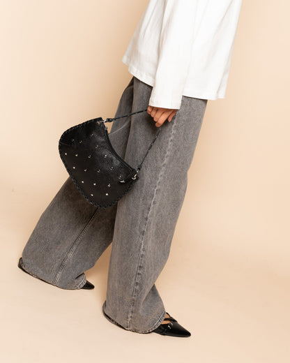 STUD BAG ZWART