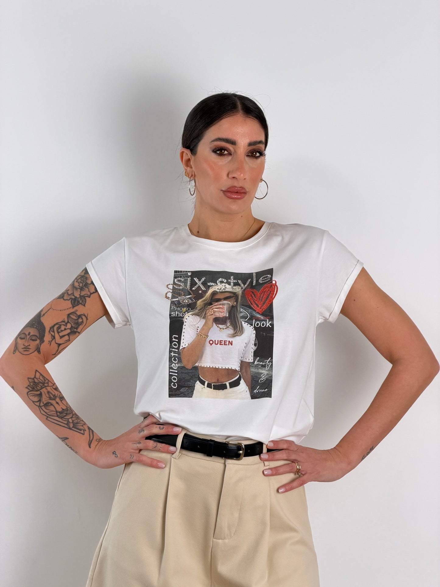 T-Shirt STYLE NERA/BIANCA D66482