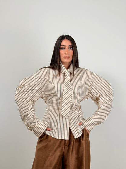 Camicia just west panna 12614C
