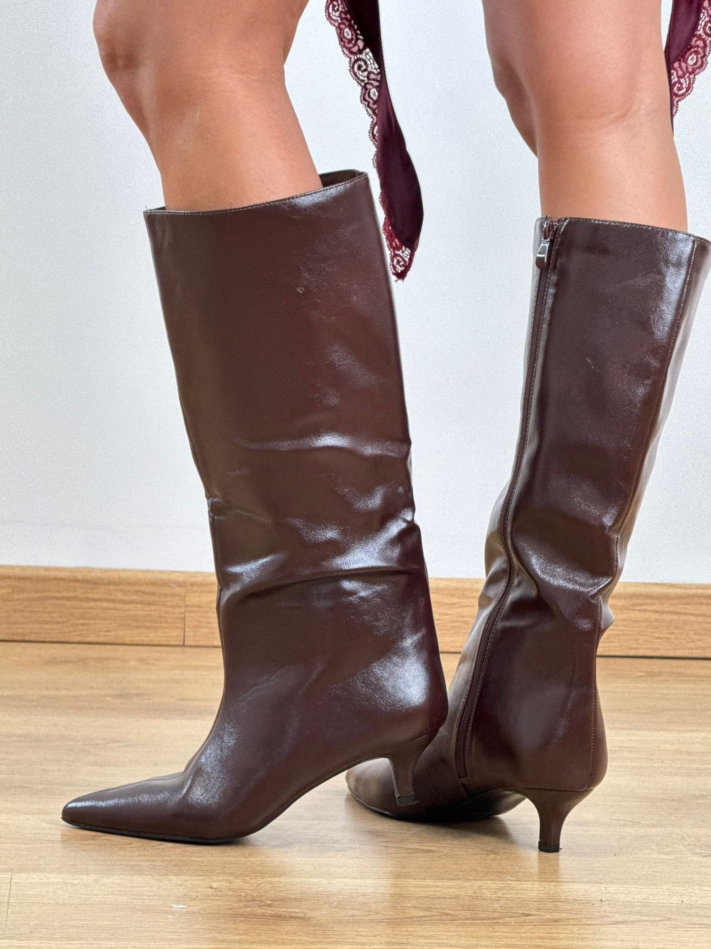 Botas de punta fina