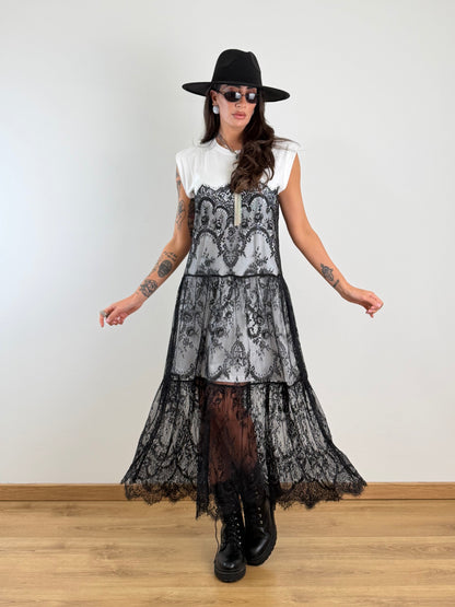Abito Gipsy chic bianco 3340