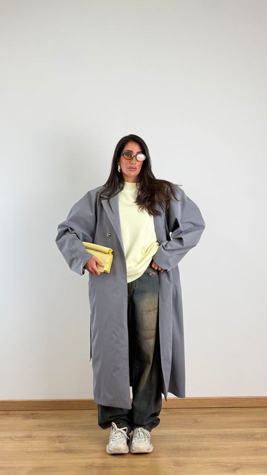 Trench grigio M11161