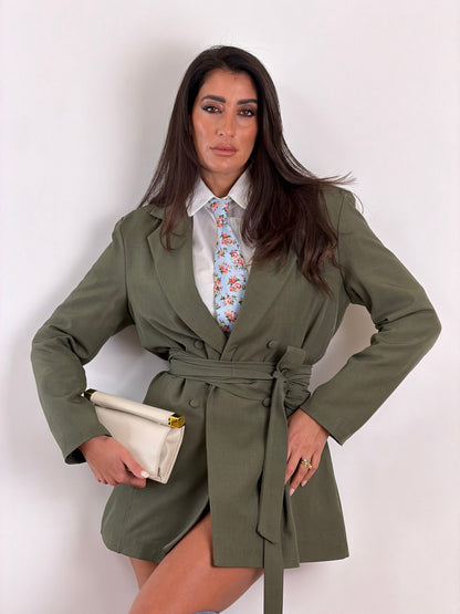 Abito blazer verde 6876