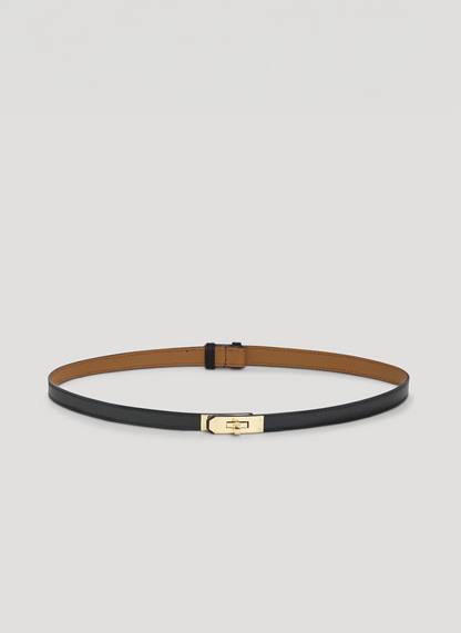 Cintura Baronne in pelle Nera Gift