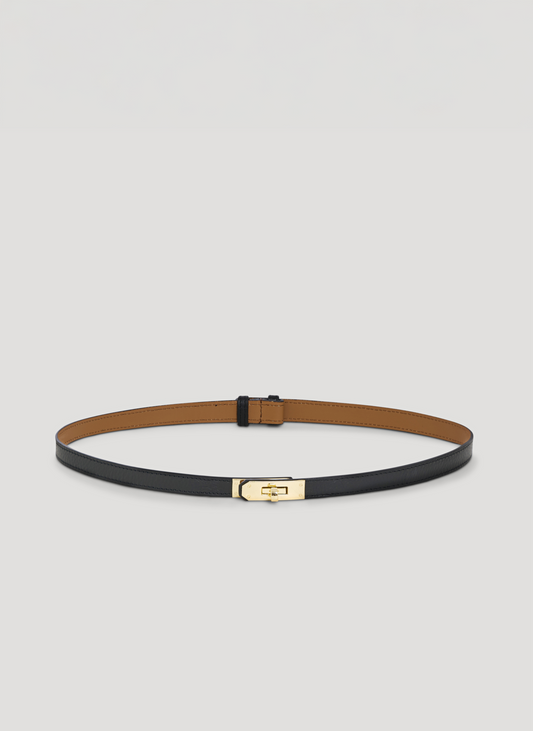 Cintura Baronne in pelle Nera Gift