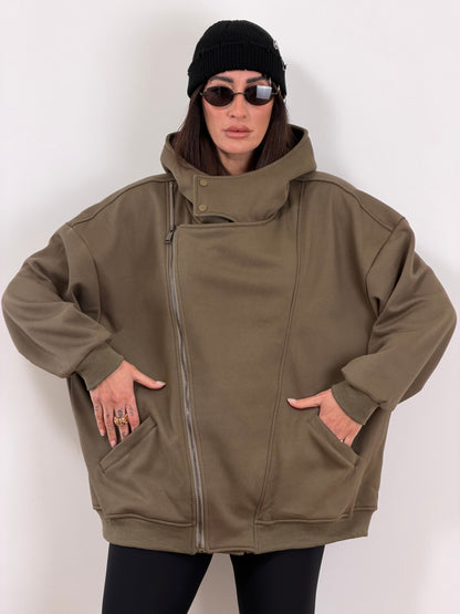 Felpa verde W46497