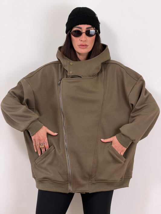 Felpa verde W46497