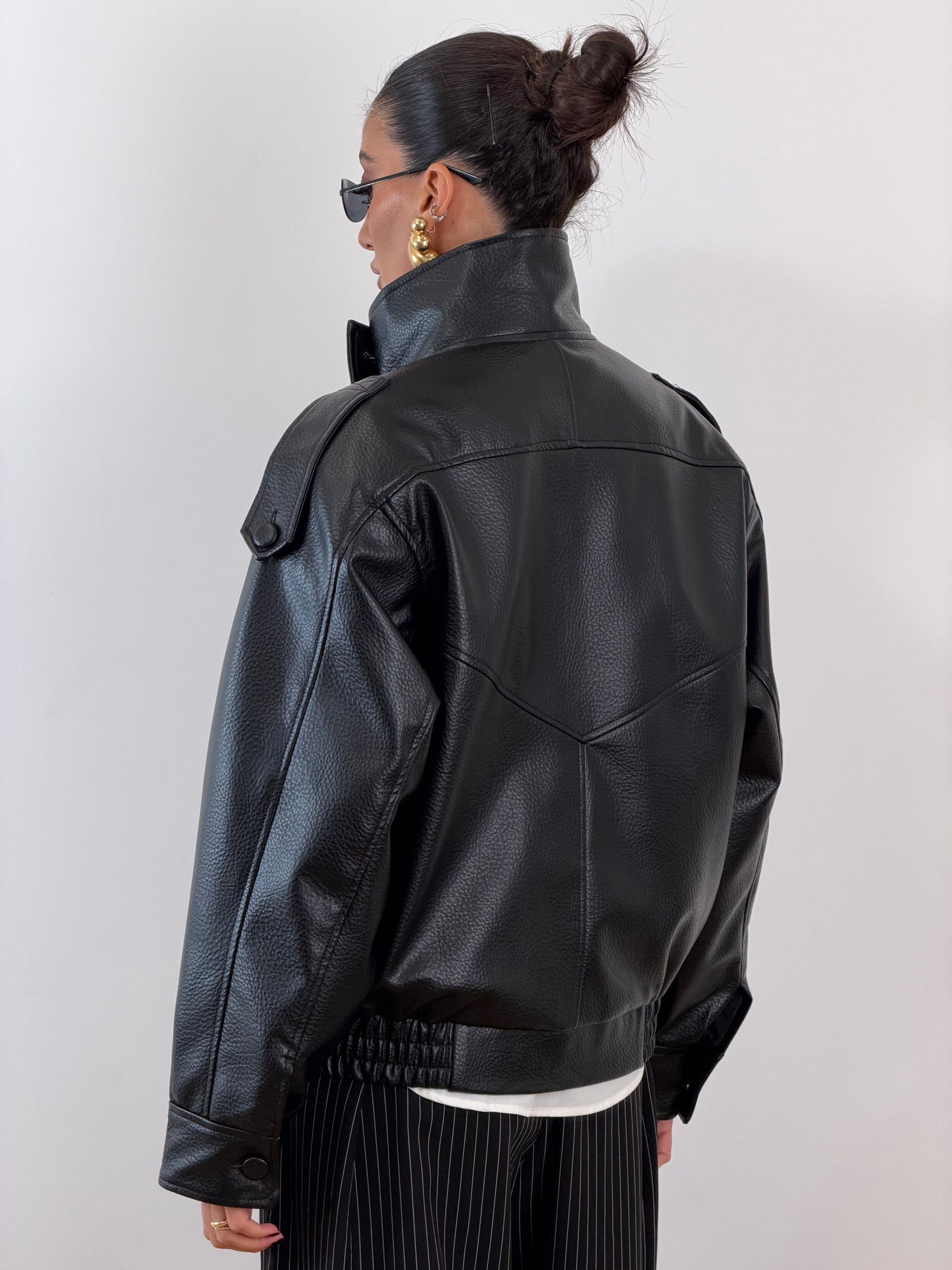 Jacket ecopelle nero NEW