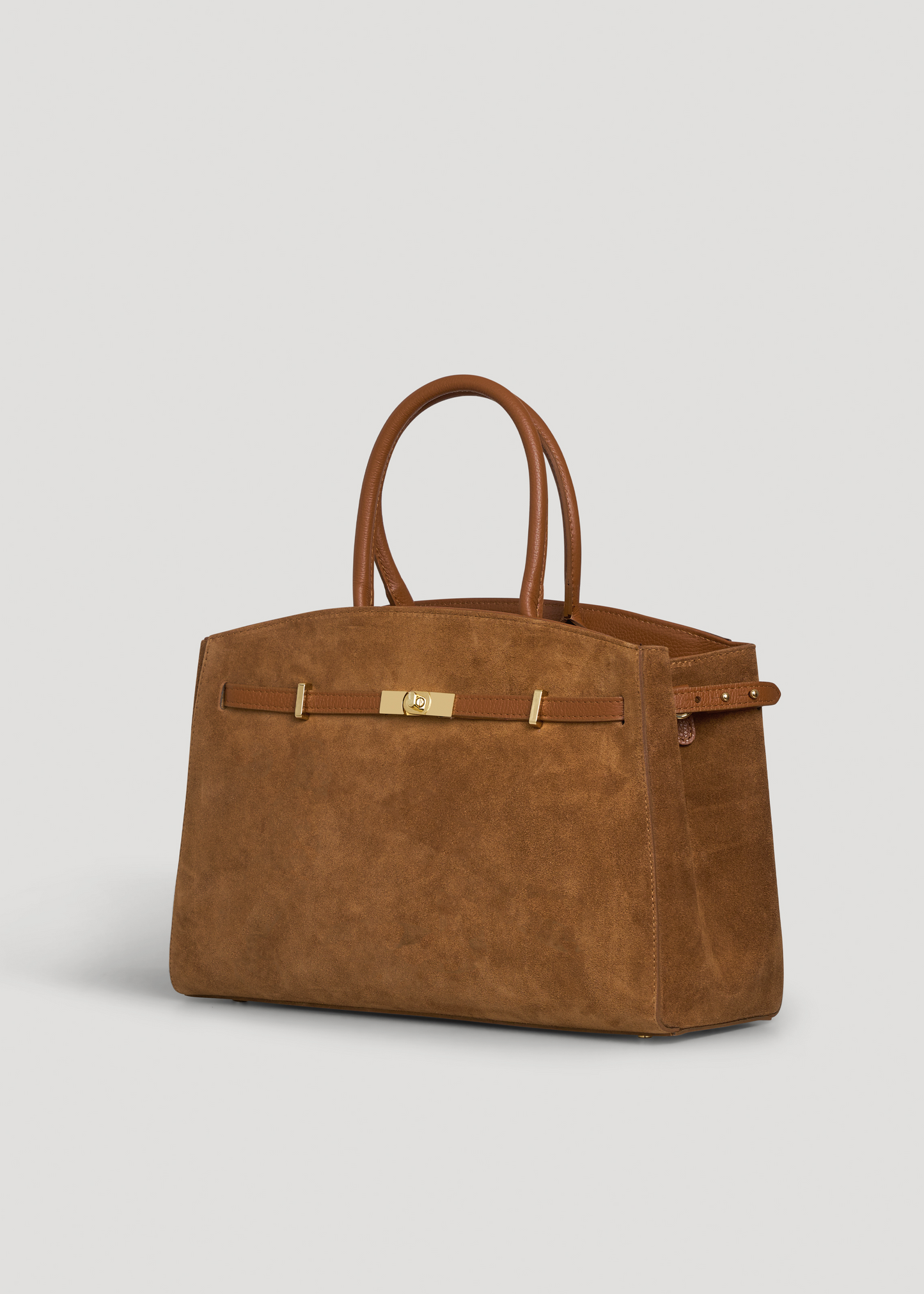 Borsa Driade in Camoscio e Pelle Cuoio