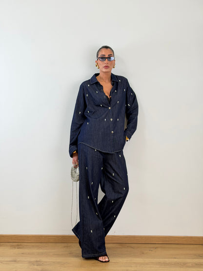 Coordinato denim Swarovski 2668