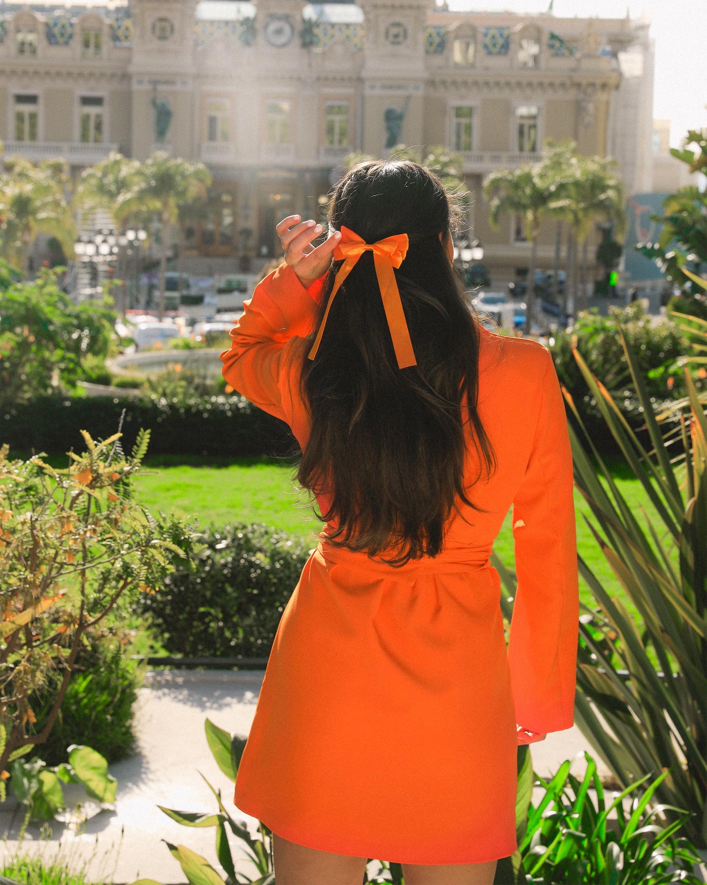 SADIE BLAZER DRESS ORANJE