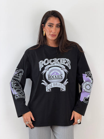 T-shirt Rockies nera 793..