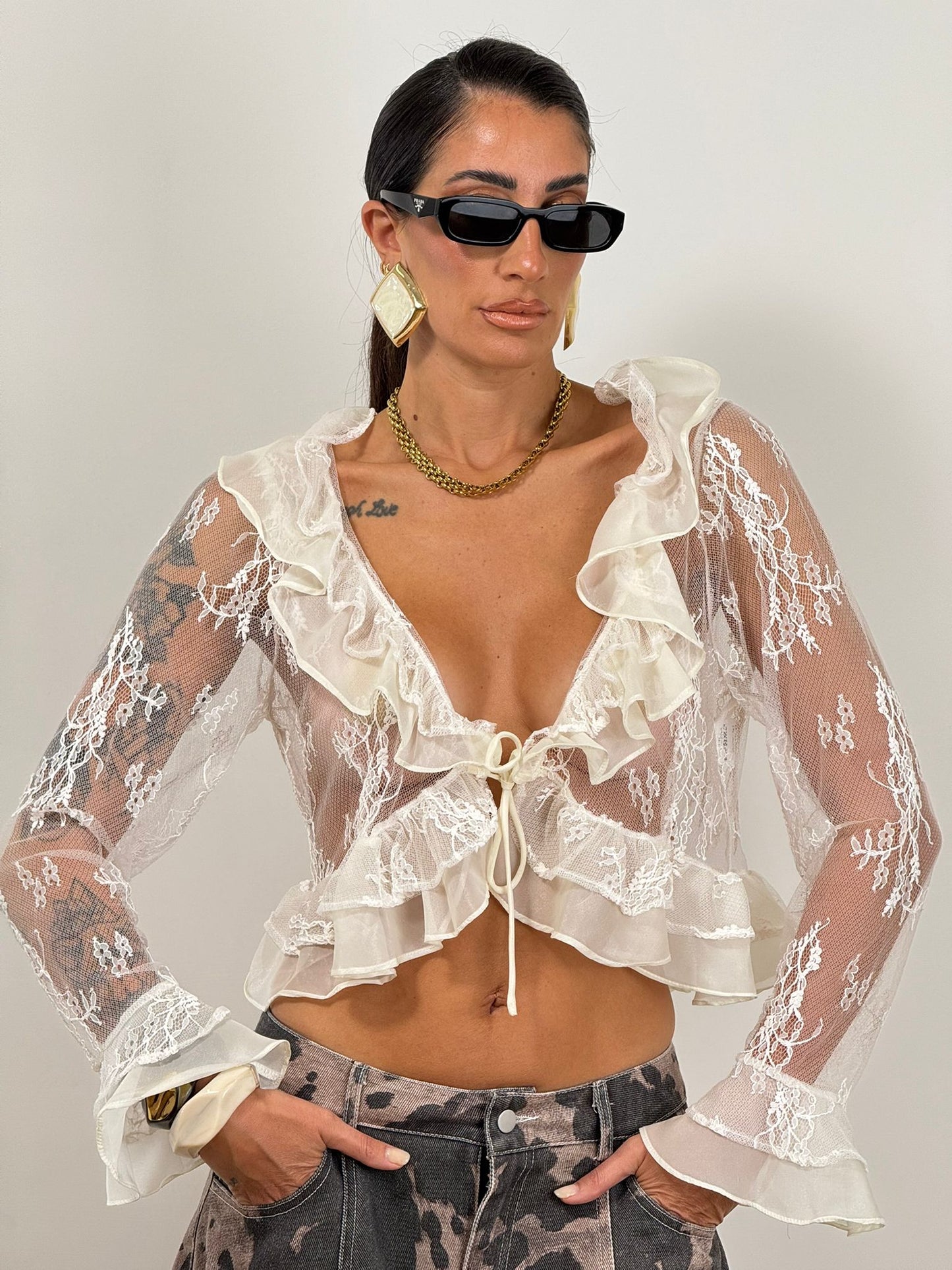 Camicia ROUCHES beige 4823