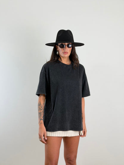 T-shirt Stone nera 3341