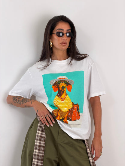 T-shirt bassotto 3641