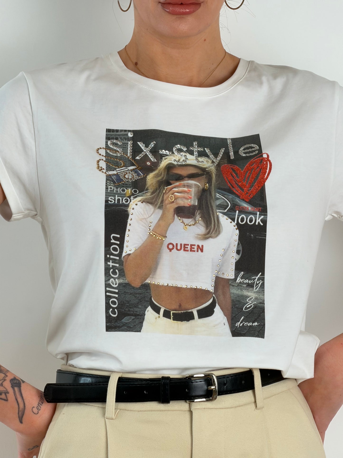 T-Shirt STYLE NERA/BIANCA D66482