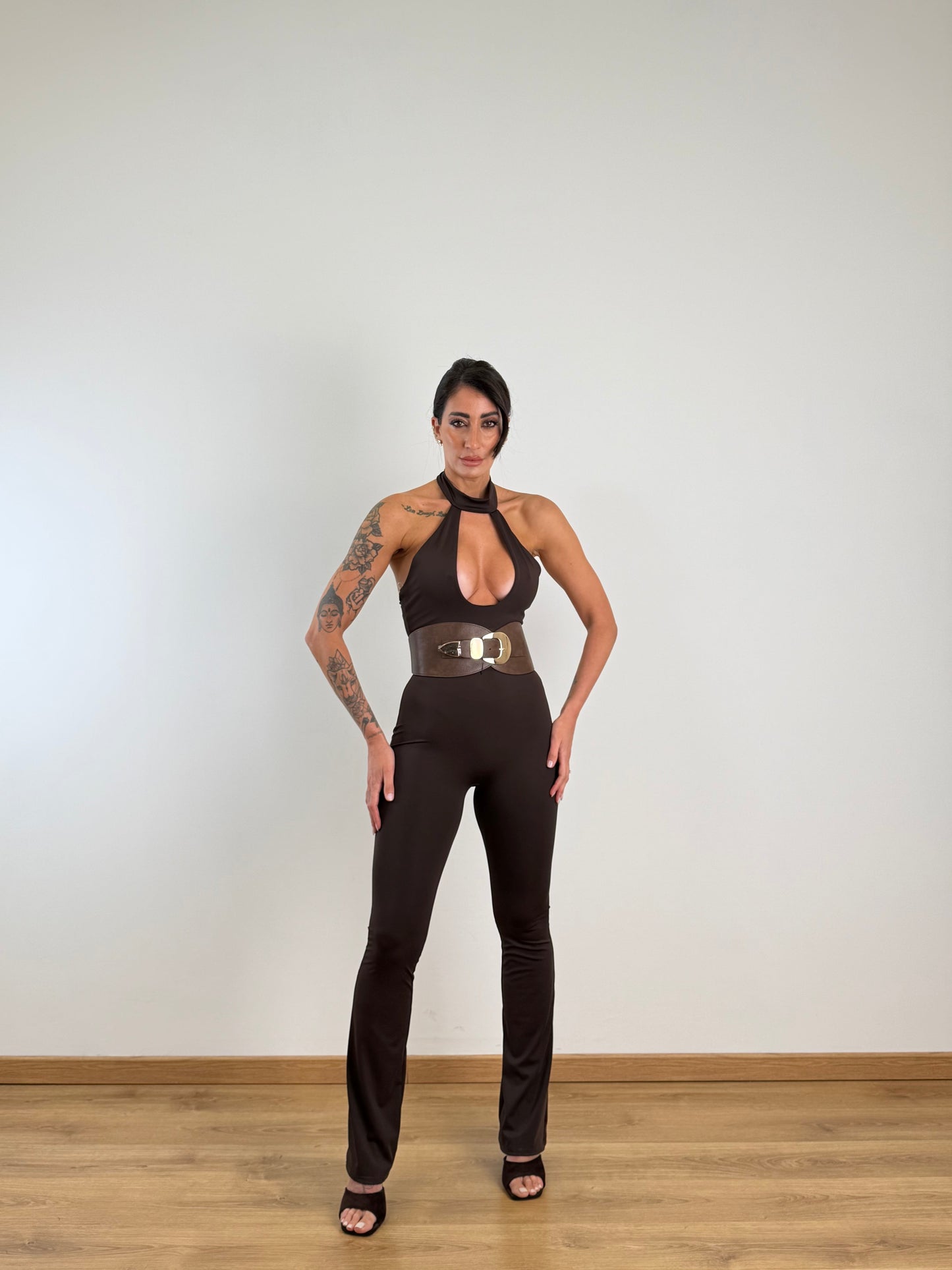 Jumpsuite brown 966.