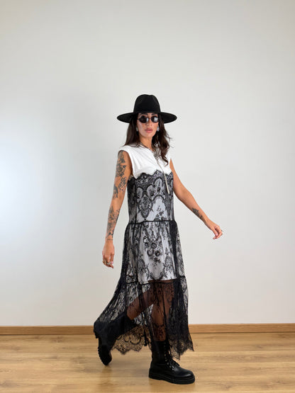 Abito Gipsy chic bianco 3340