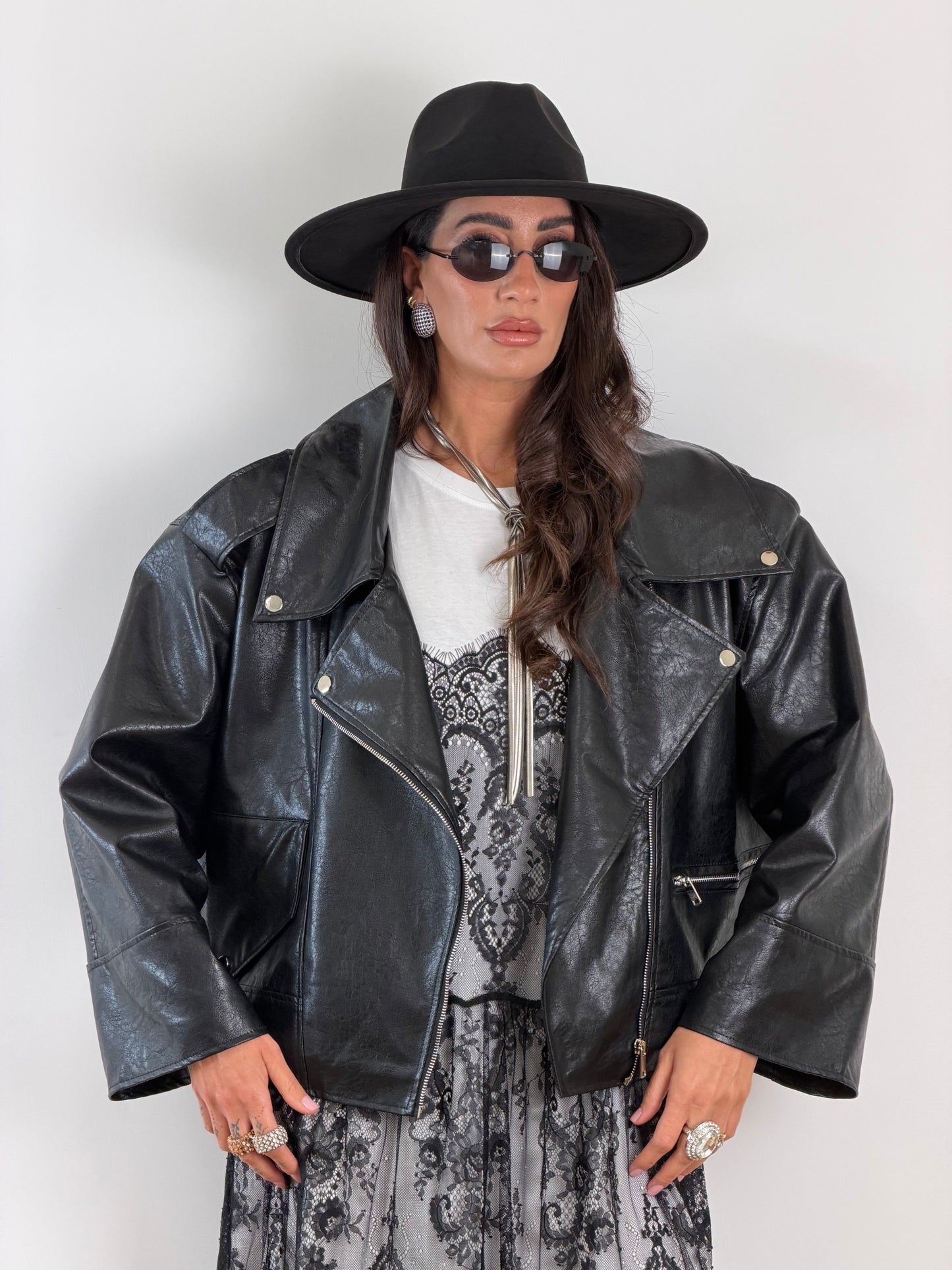 Giacca Biker Black HM534