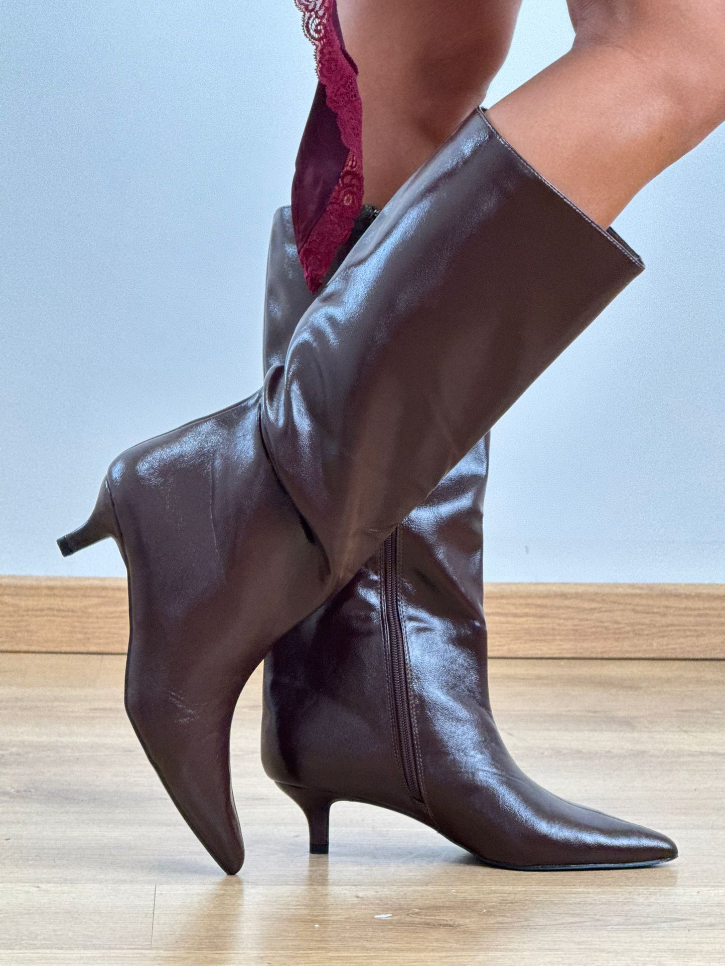 Botas de punta fina