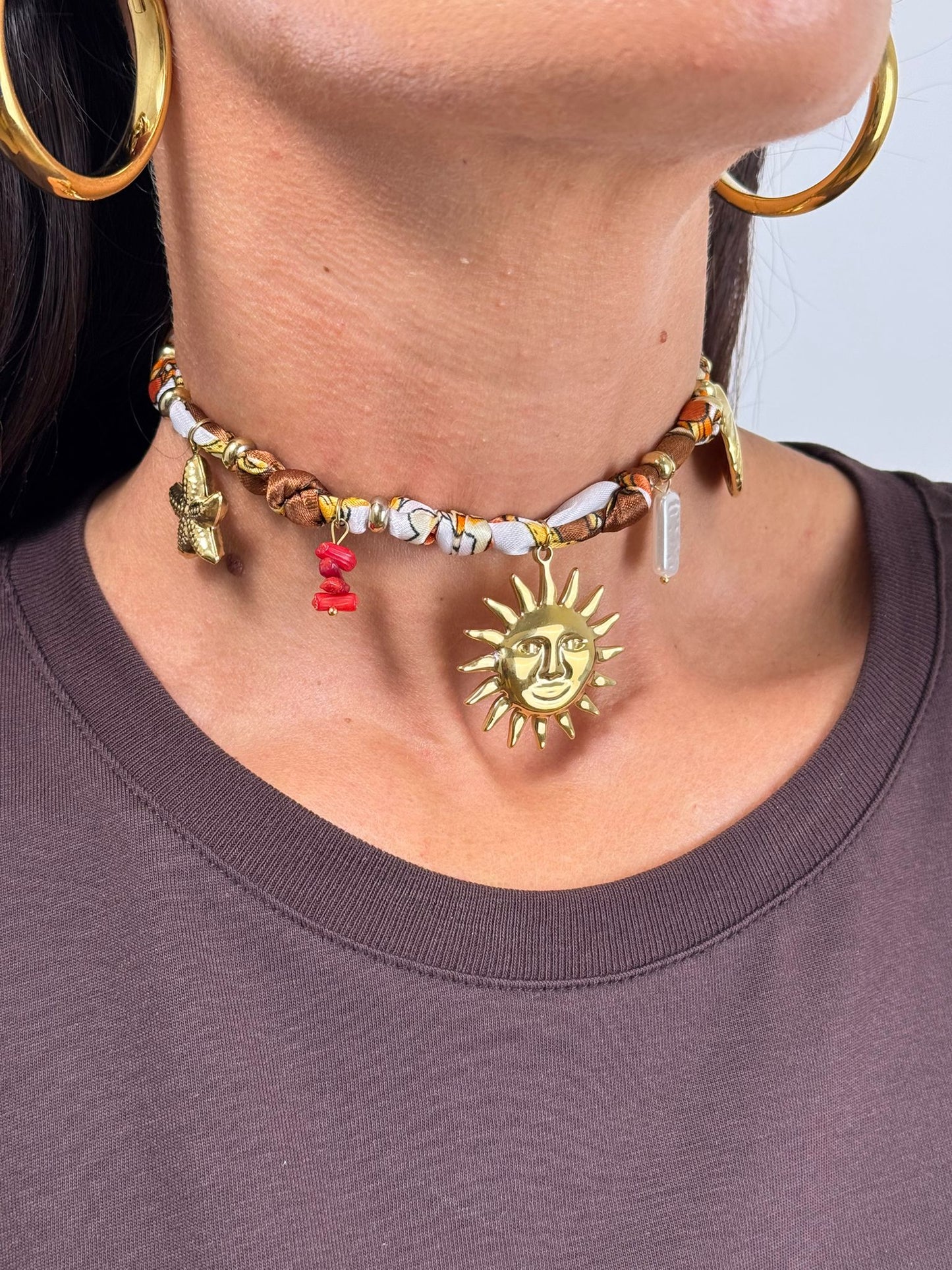 Collana FOULARD VARI COLORI