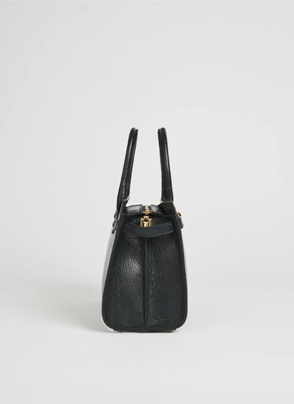 Borsa Grace in pelle Togo Nera