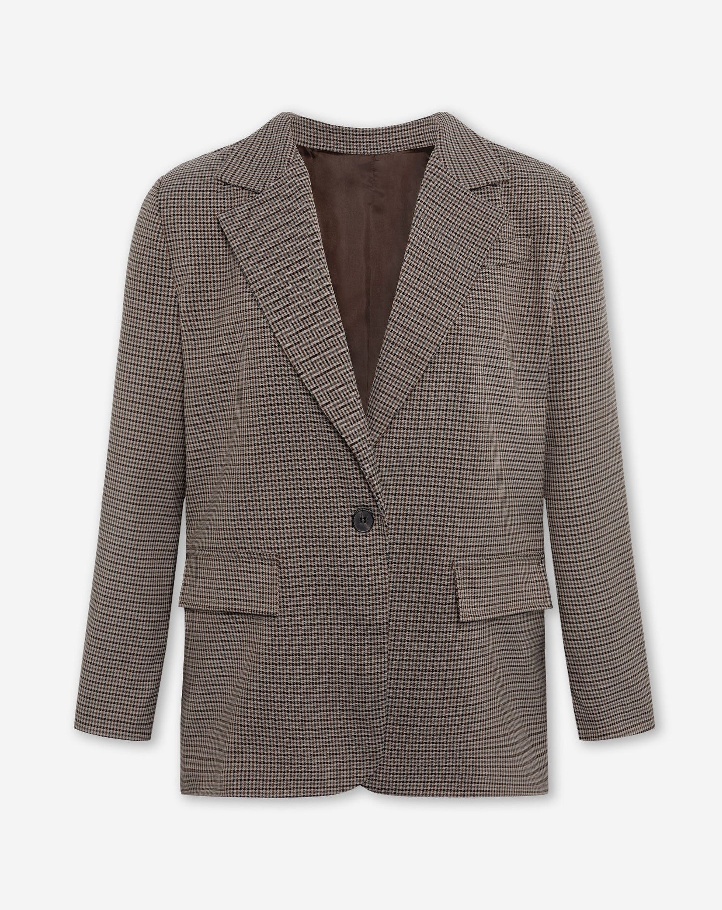 KAYLEE CHECK BLAZER BRUIN