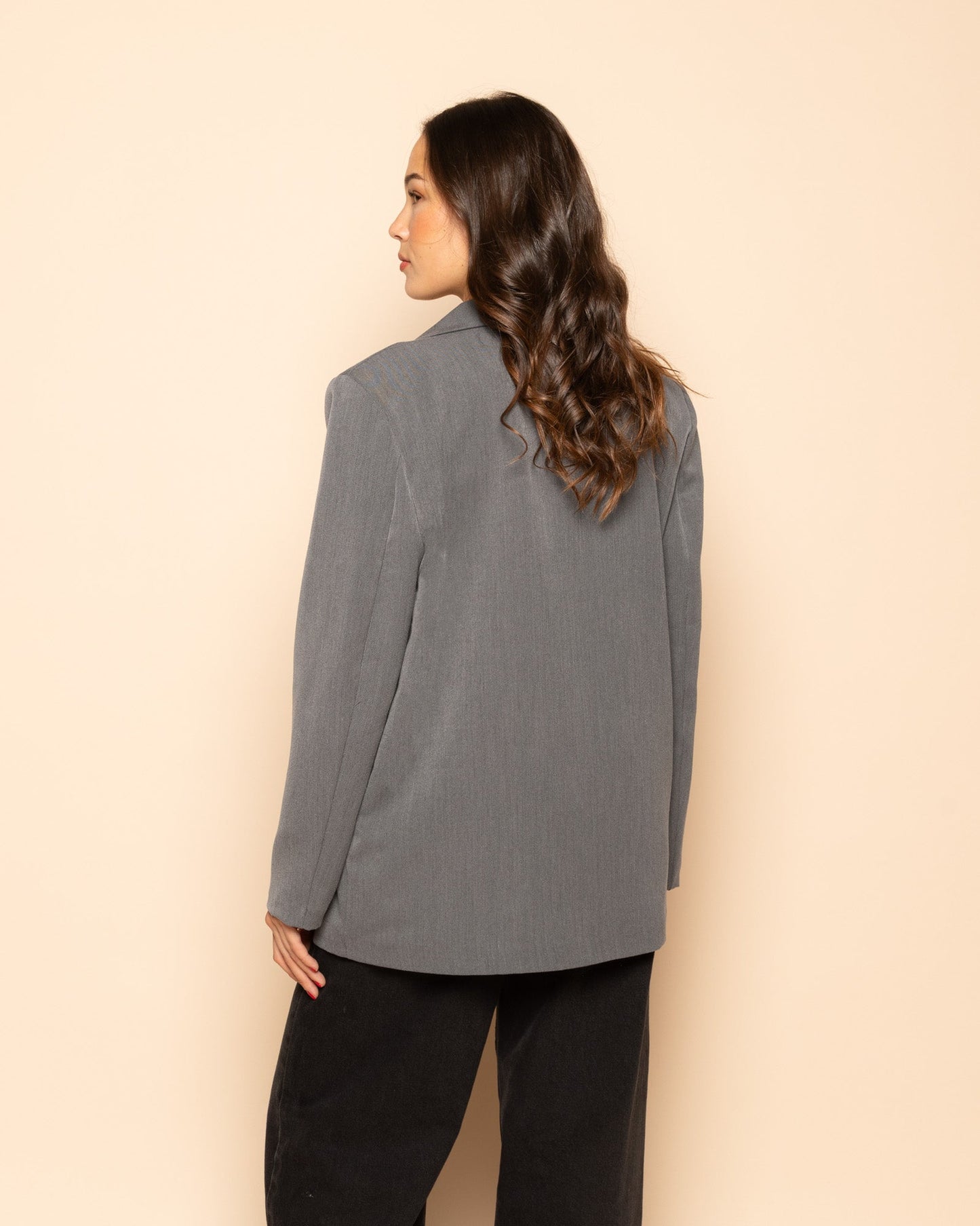 IRIS OVERSIZED BLAZER GRIJS
