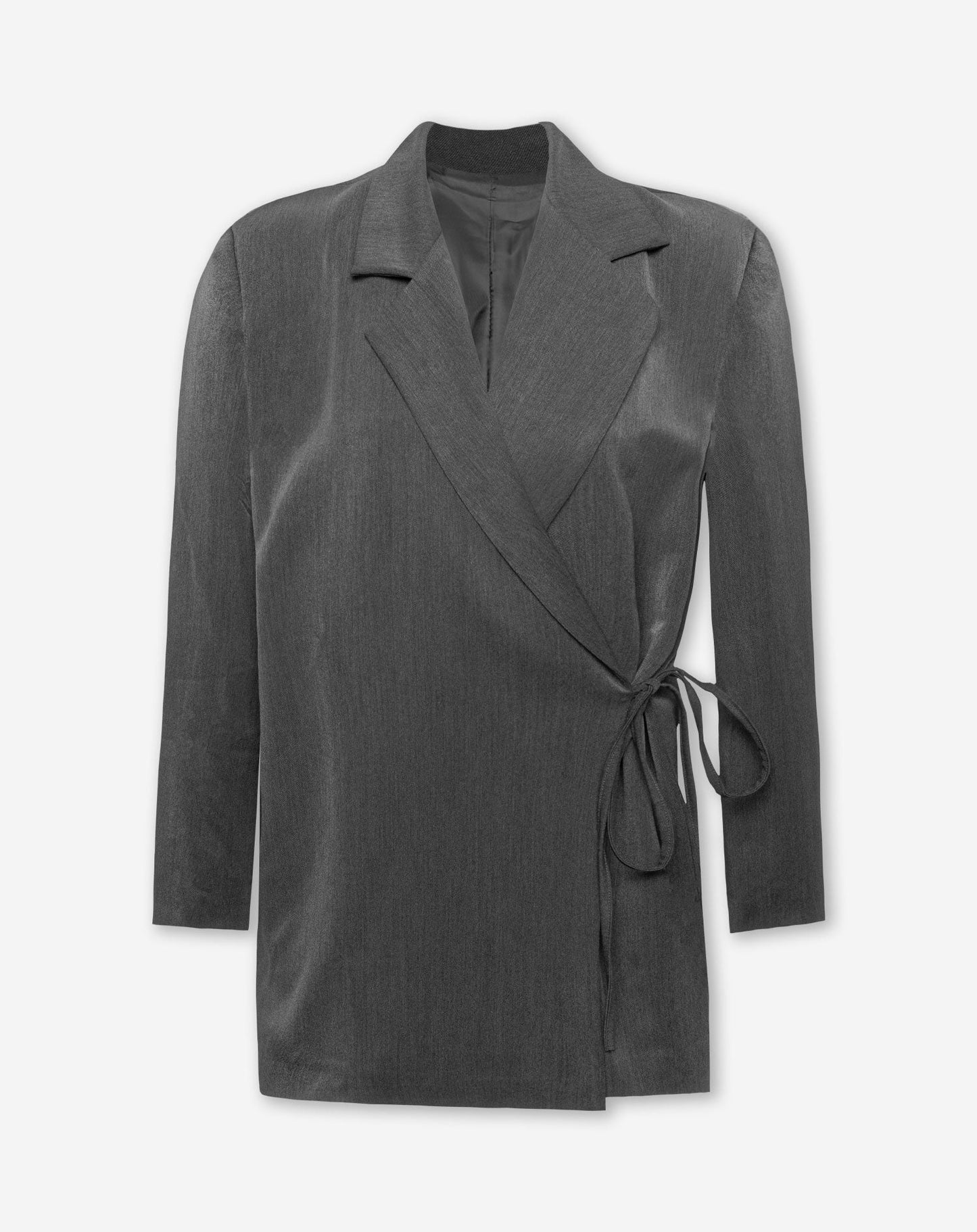 IRIS WRAP UP BLAZER GRIJS